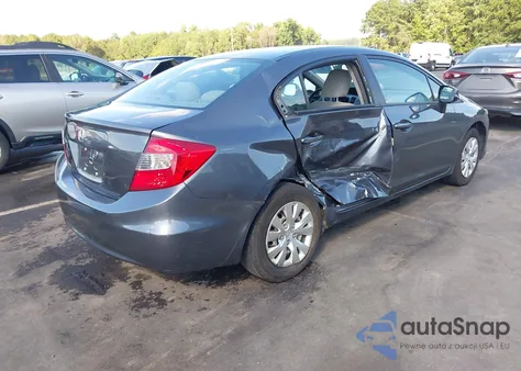 2012 Honda Civic Lx из США, поврежденный, VIN 19XFB2E51CE020208